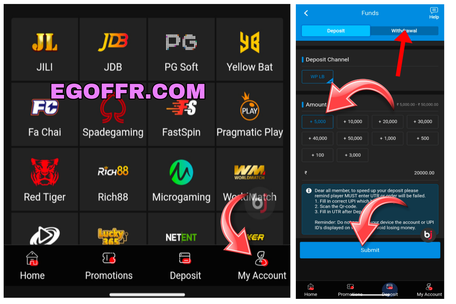 Bajilive Casino App 2025 Transactions