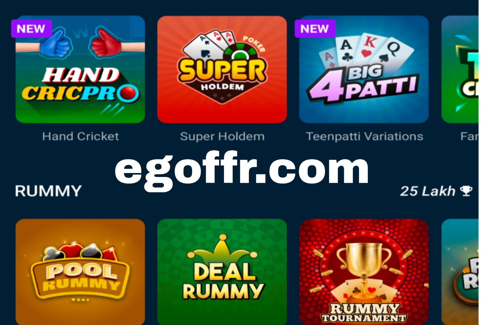 Playing BigCash Games