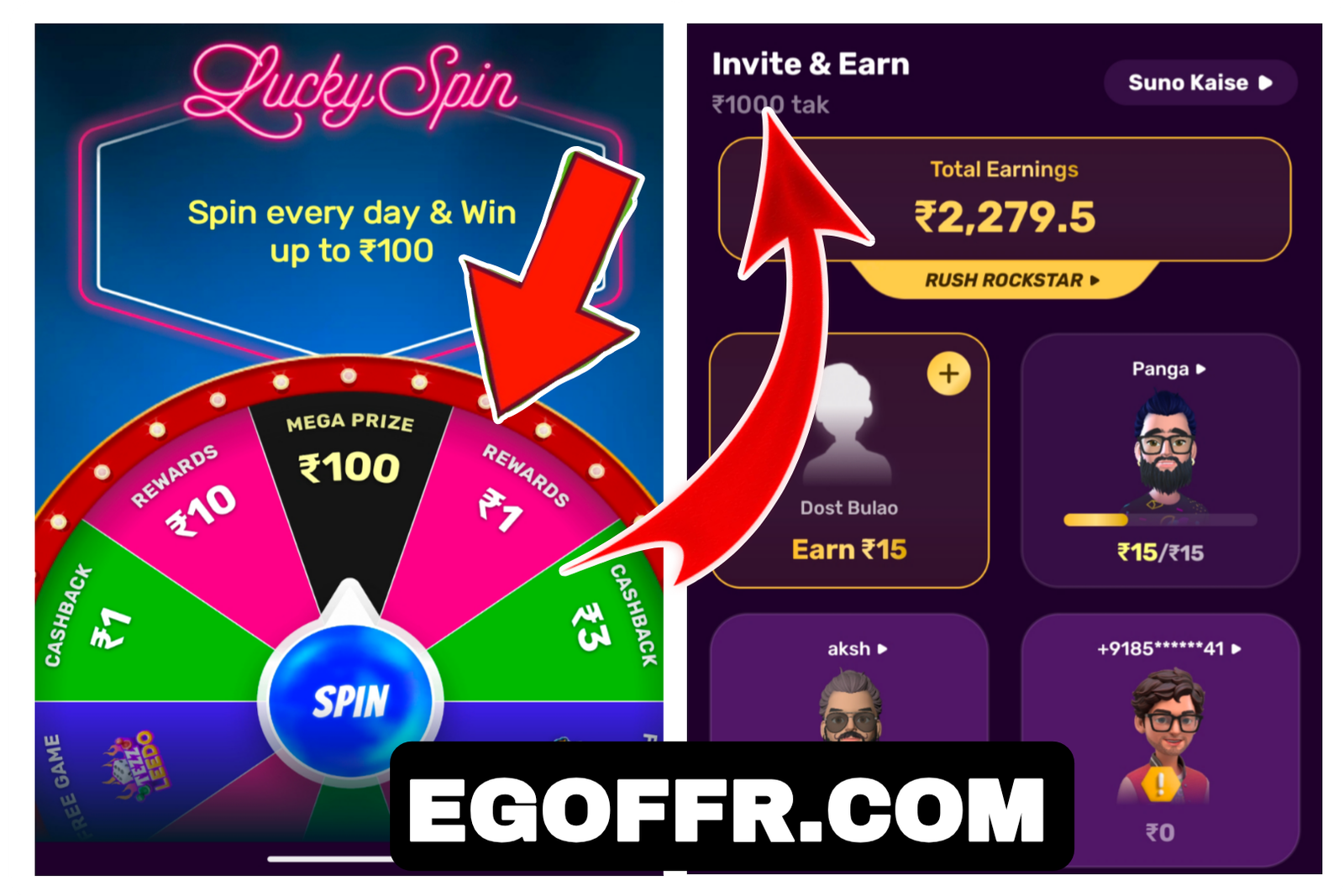 Earn Money with Rush App