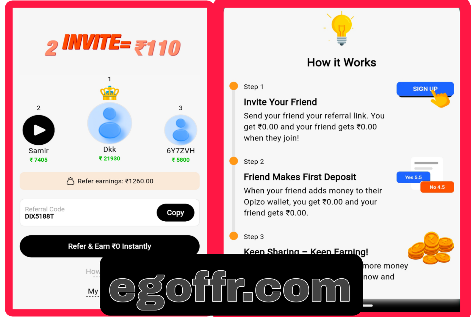 Opizo Earn Image