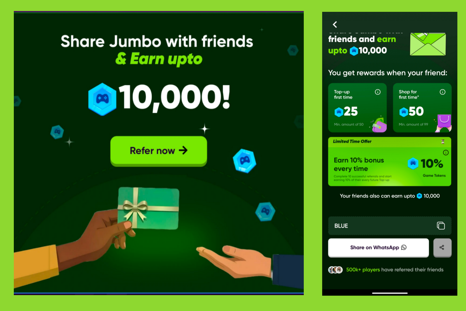 Jumbo App Refer and Earn Guide 2025