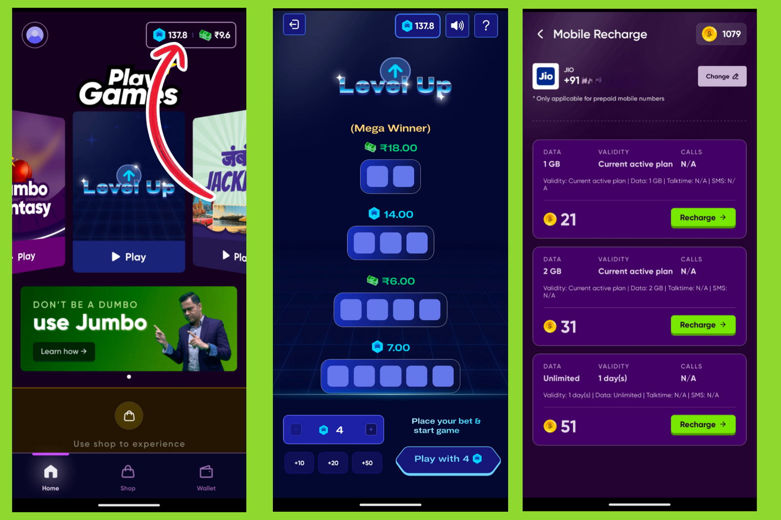 Jumbo App Play Games Guide 2025