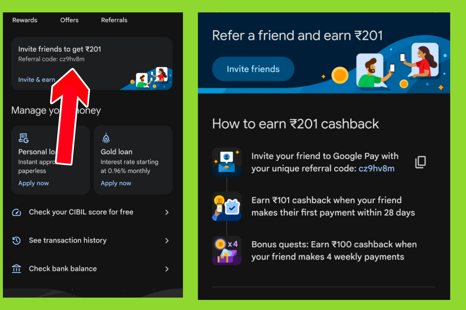 GPay Earning Methods