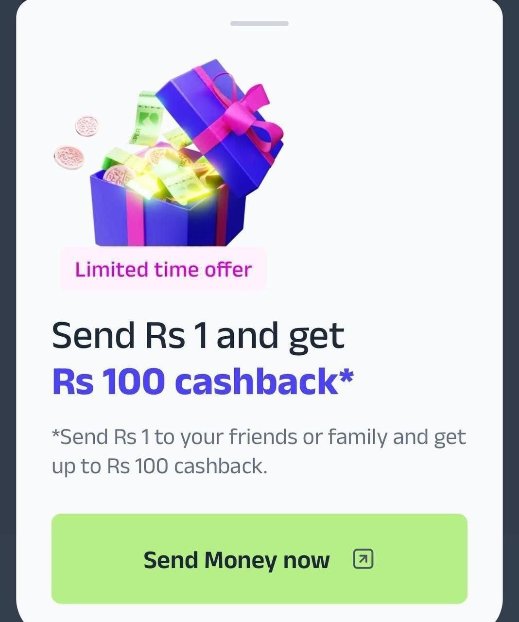 Super Money UPI Cashback Offer 2025